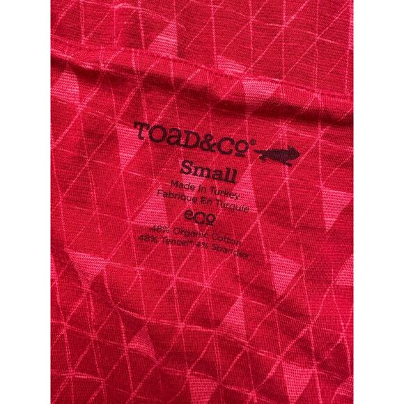 Toad & Co Rosalinda Cranberry Dress Womens Size Small - Picture 3 of 5